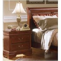 Bb13-226 Vaughan Bassett Furniture Louis - Dark Cherry Bedroom Furniture Nightstand