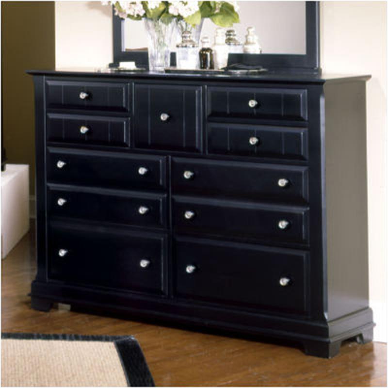 Bb16-002 Vaughan Bassett Furniture Cottage - Black Bedroom Furniture Dresser