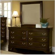 Bb23-002 Vaughan Bassett Furniture Louis - Merlot Bedroom Furniture Dresser