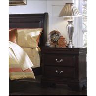 Bb23-226 Vaughan Bassett Furniture Louis - Merlot Bedroom Furniture Nightstand