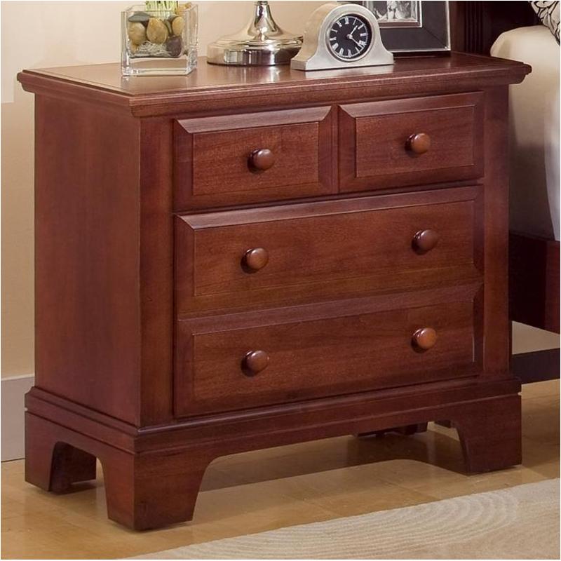 Bb5-226 Vaughan Bassett Furniture Hamilton/franklin - Cherry Bedroom Furniture Nightstand