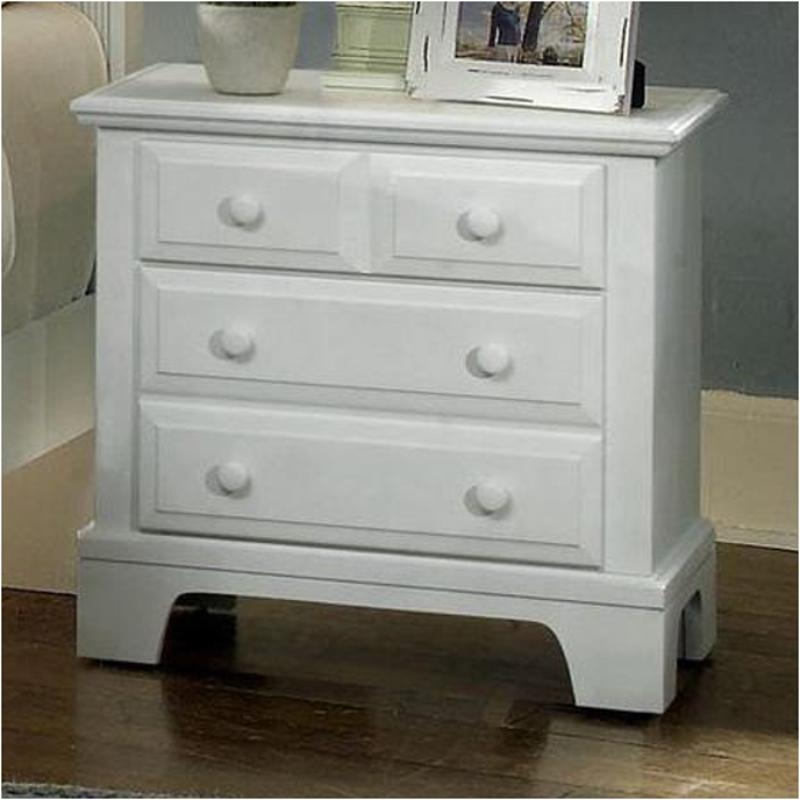 Bb6-226 Vaughan Bassett Furniture Hamilton/franklin - Snow White Bedroom Furniture Nightstand