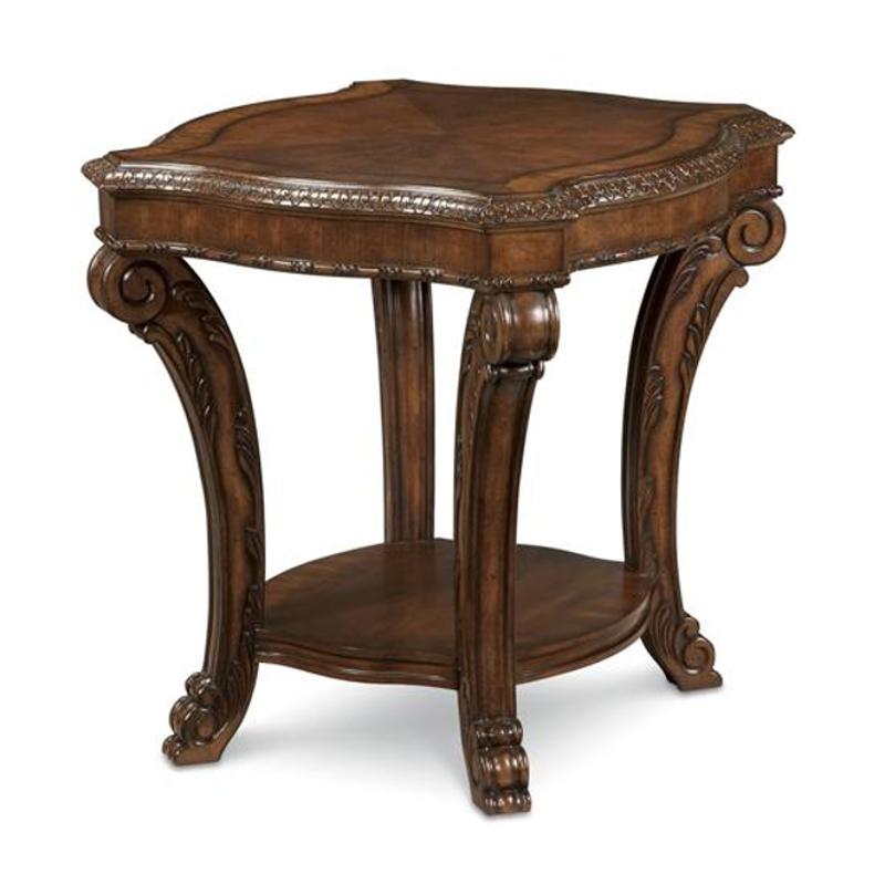 143304 2606 A R T Furniture Old World, Old Wooden End Tables