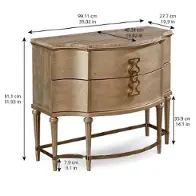 218148-2727 A R T Furniture Forsey Bedside Chest - Bezel