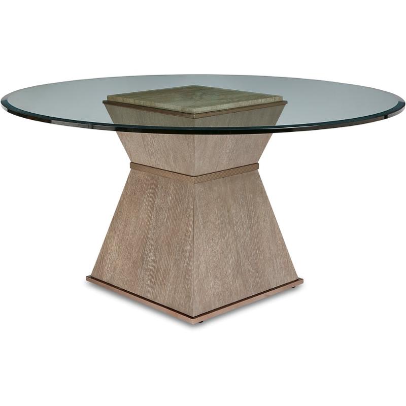 100225-110060-a A R T Furniture 60 Inch Round Dining Glass Table