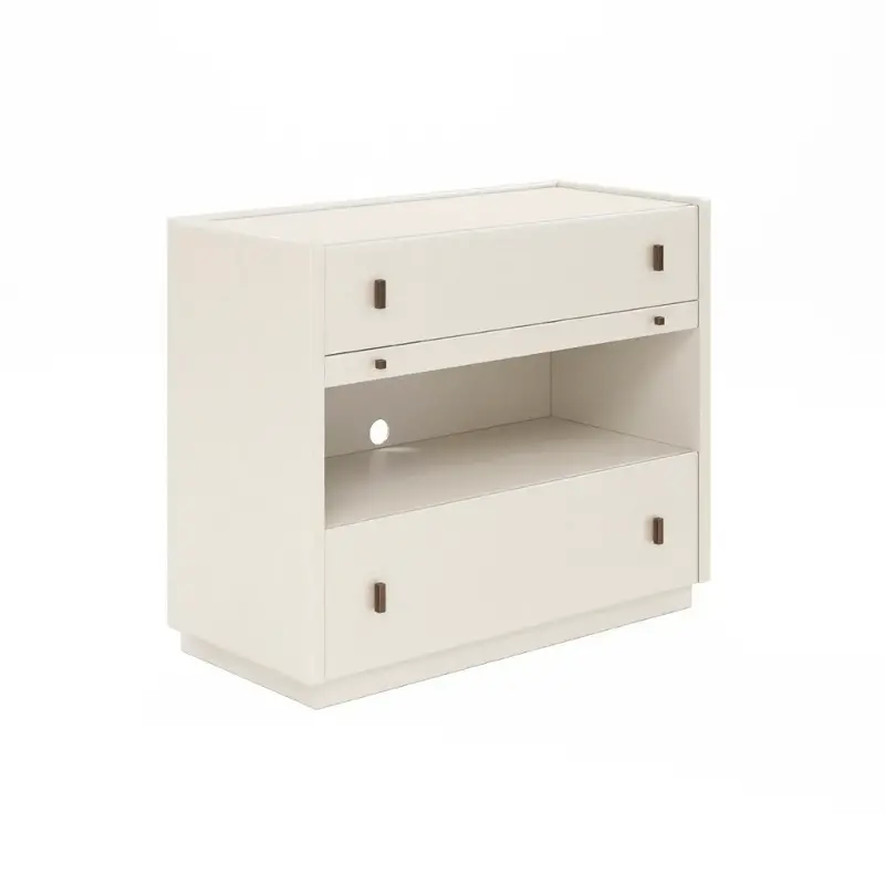 289158-1017 A R T Furniture Blanc Bedroom Furniture Nightstand