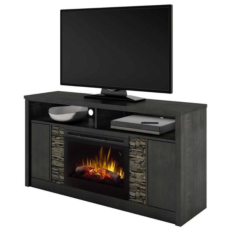 Dx1100a Dimplex Fireplaces Media Console In A Anthracite Finish