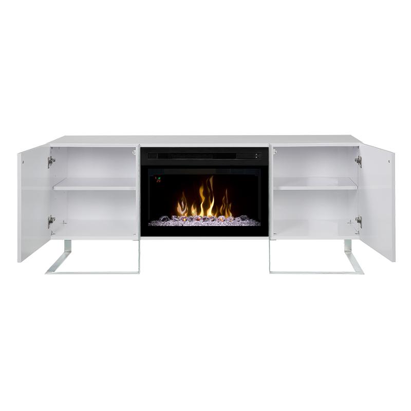 Dm2526 1962gw Dimplex Fireplaces Glossy, Dimplex Tv Stand Fireplace