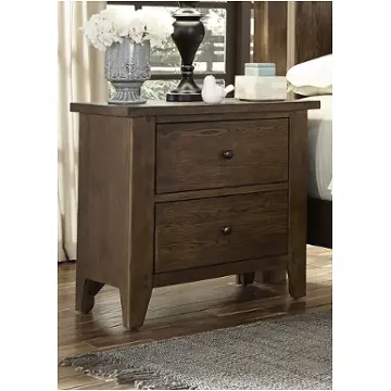 382-br61 Liberty Furniture Hearthstone - Oak Bedroom Furniture Nightstand