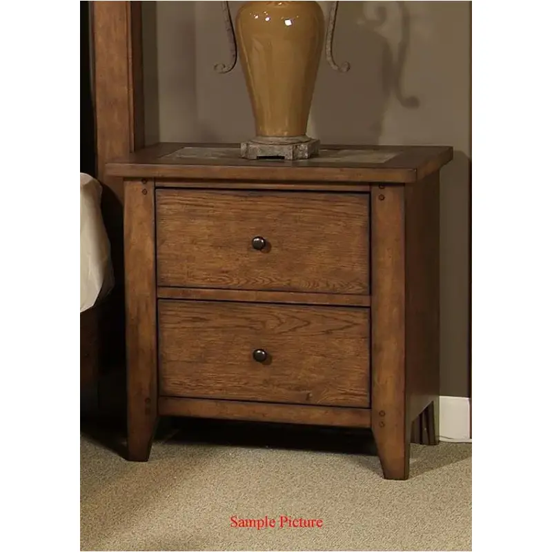 382-br62 Liberty Furniture Hearthstone - Oak Bedroom Furniture Nightstand
