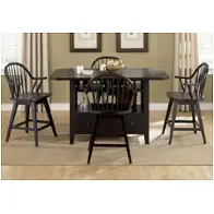 482-gt3660 Liberty Furniture Hearthstone - Black Dining Room Furniture Counter Height Table