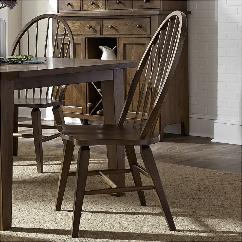 382-c1000s Liberty Furniture Windsor Back Side Chair - Oak