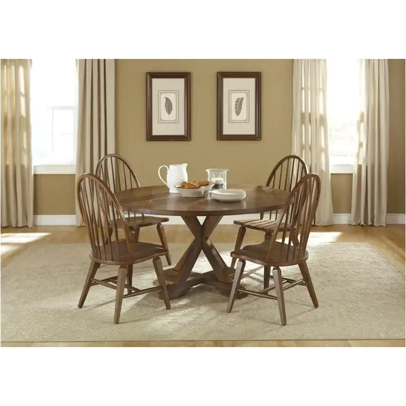 382-p6060 Liberty Furniture Hearthstone - Oak Dining Room Furniture Dining Table
