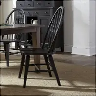 482-c1000s Liberty Furniture Windsor Back Side Chair - Black