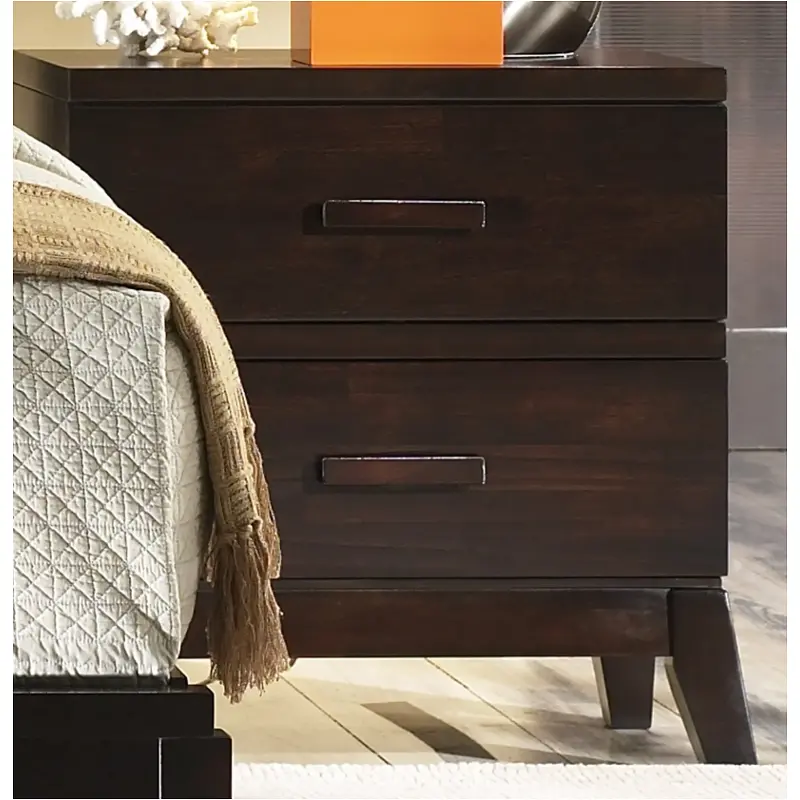 668-br61 Liberty Furniture Franklin - Merlot Bedroom Furniture Nightstand