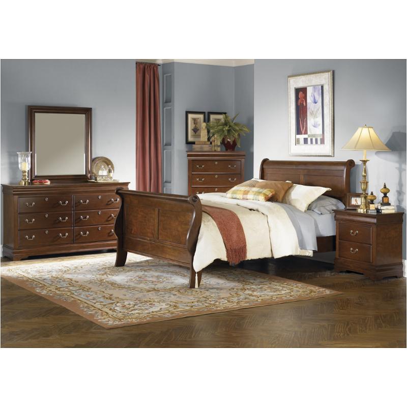 Marquette Antique Brass Queen Sleigh Bed Hanaposy