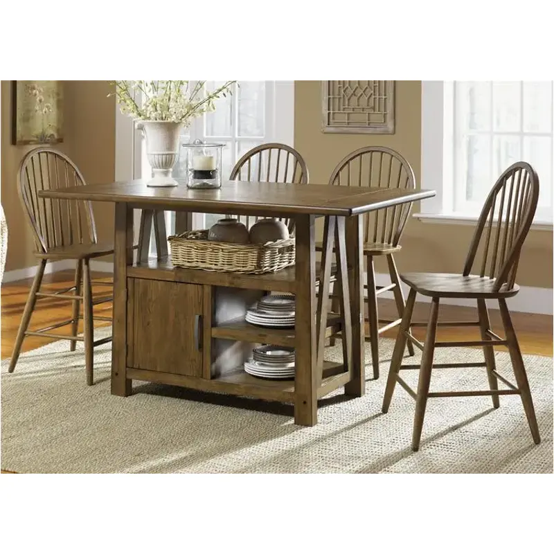 139-gt3660 Liberty Furniture Farmhouse Dining Room Furniture Counter Height Table
