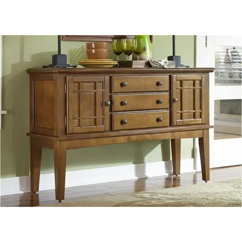 25-sr400 Liberty Furniture Santa Rosa - Oak Dining Room Furniture Server