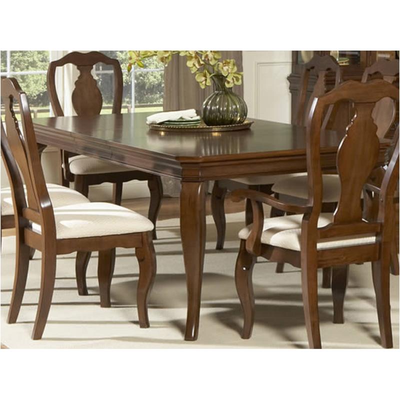 908-t4284 Liberty Furniture Louis Philippe Rectangular Leg Table