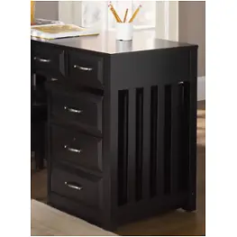 717-ho146 Liberty Furniture Hampton Bay - Black Home Office Furniture File Cabinet