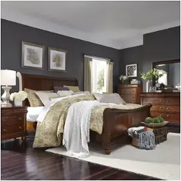 589-br21h Liberty Furniture Rustic Traditions Bedroom Furniture Bed