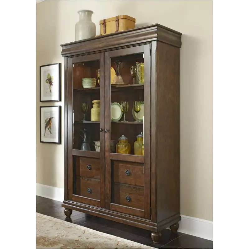 589-ch5278 Liberty Furniture Rustic Traditions Display Cabinet