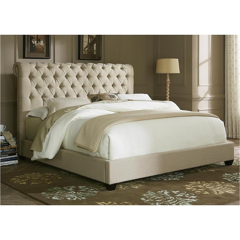King Sleigh Bed Natural Linen, Liberty Furniture King Sleigh Bed