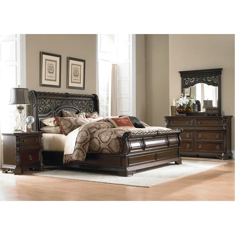 575 Br22h Liberty Furniture Arbor Place, King Size Sleigh Bedroom Set