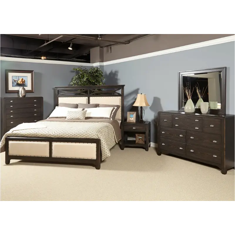 503-br13 Liberty Furniture Town And Country - Black Bedroom Furniture Bed