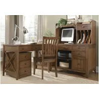 382-ho121 Liberty Furniture Hearthstone - Oak Home Office Furniture Credenza