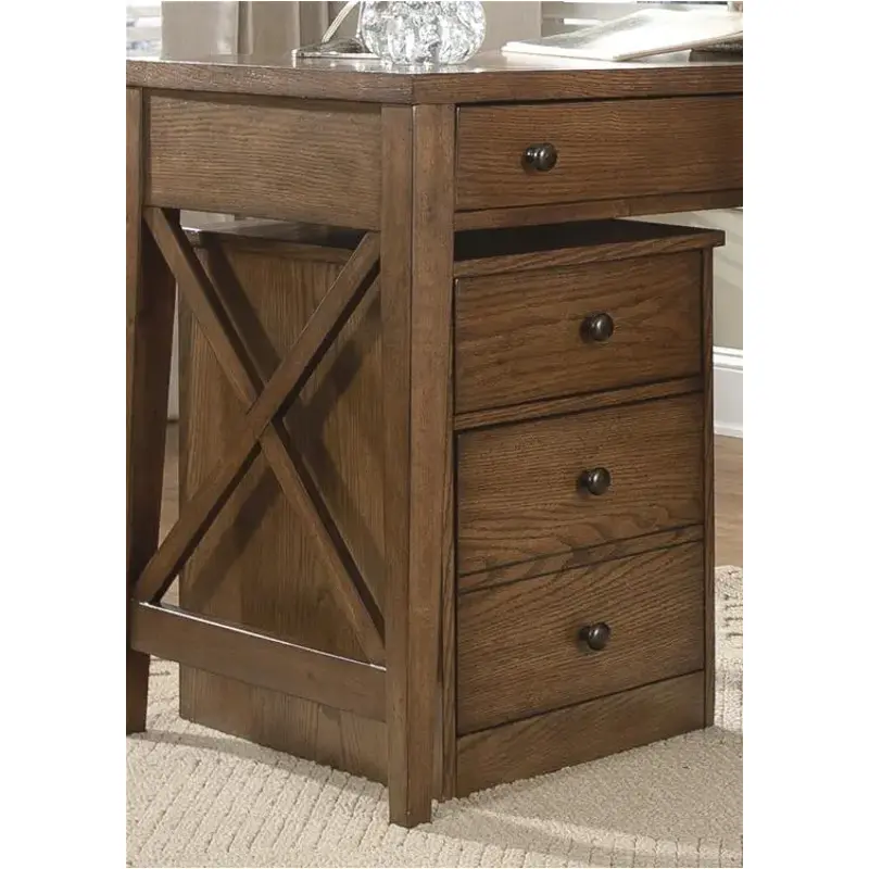 382-ho146 Liberty Furniture Hearthstone - Oak Home Office Furniture File Cabinet