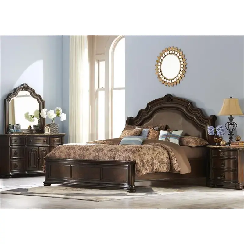 766br21hl Liberty Furniture Le Grande Queen Platform Bed