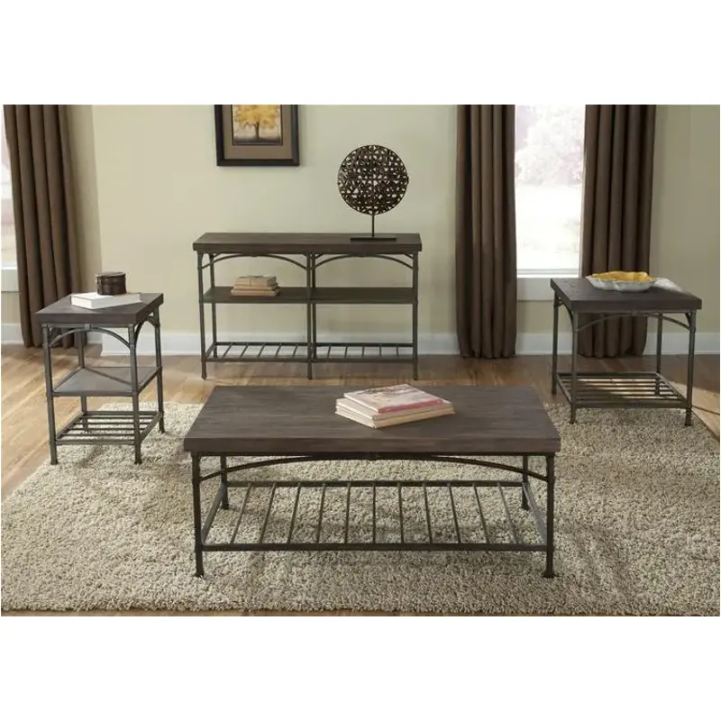 202-ot1010 Liberty Furniture Franklin - Brown Living Room Furniture Cocktail Table