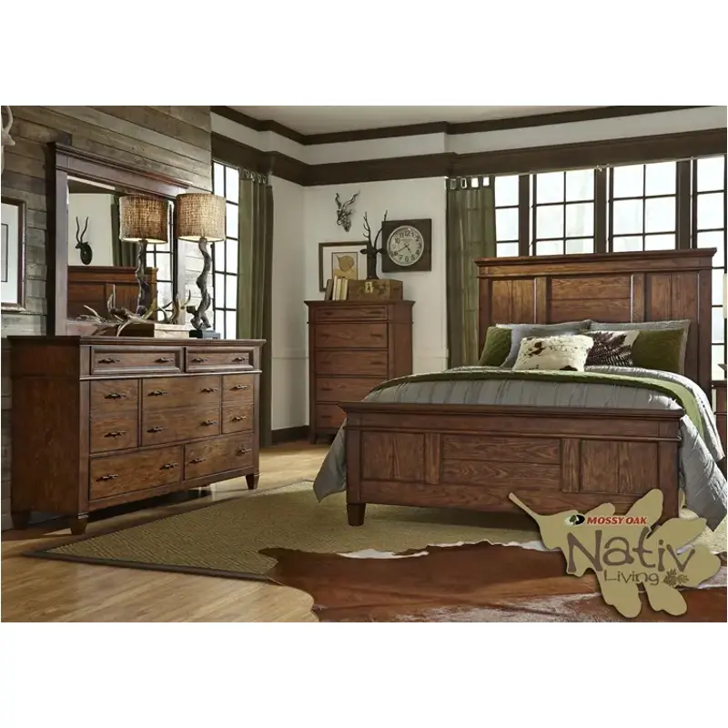 616-br15 Liberty Furniture Rocky Mountain Bedroom Furniture Bed