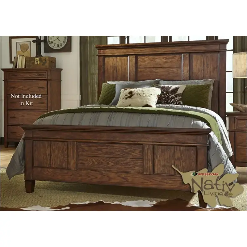 616-br16 Liberty Furniture Rocky Mountain Bedroom Furniture Bed