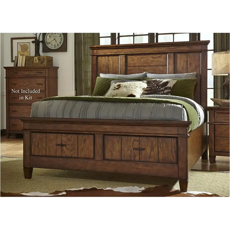616-br90rsp Liberty Furniture Rocky Mountain Bedroom Furniture Bed