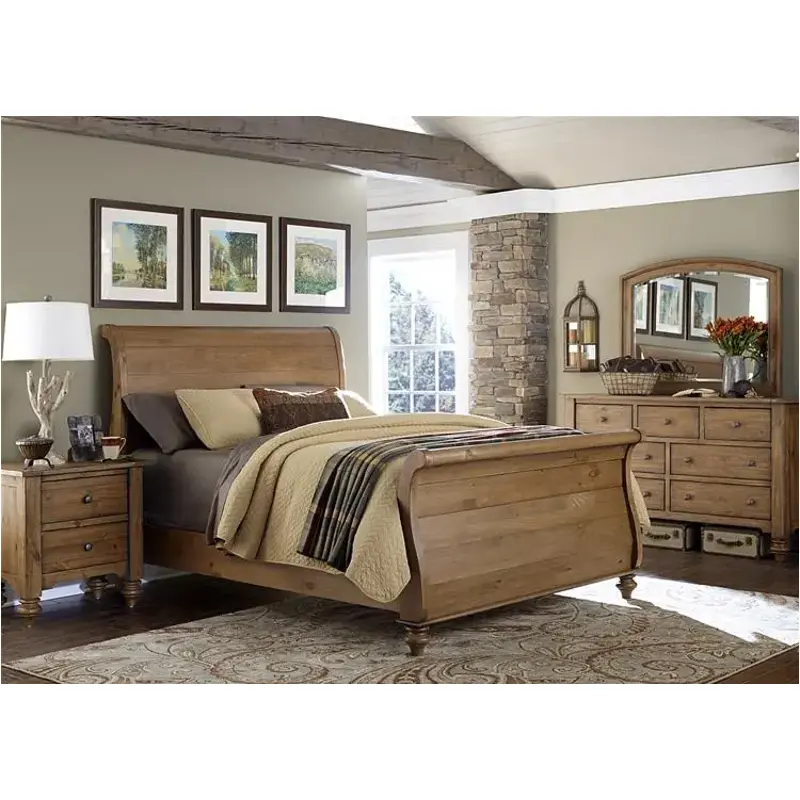 918-br22h Liberty Furniture Southern Pines Ii Bedroom Furniture Bed