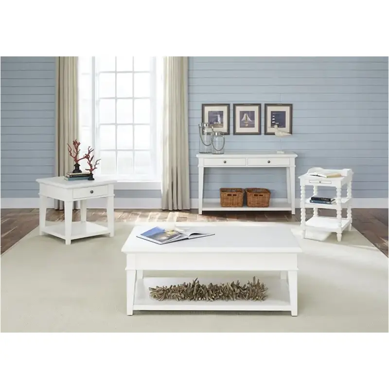 631-ot1010 Liberty Furniture Harbor View-white Living Room Furniture Cocktail Table