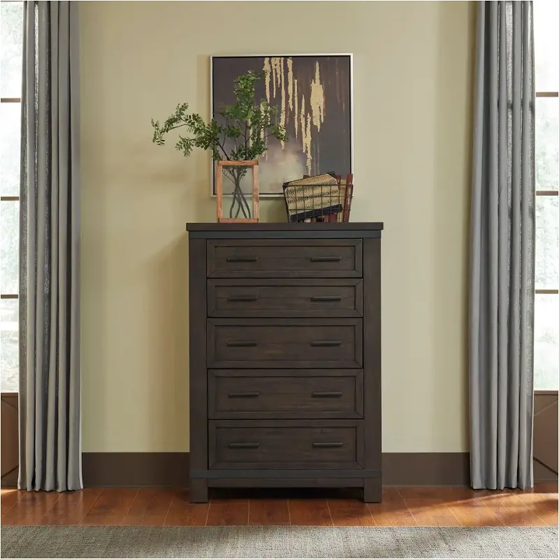 759-br41 Liberty Furniture Thornwood Hills 5 Drawer Chest