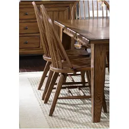 17-c2050 Liberty Furniture Treasures - Oak And Black Dining Room Furniture Dinette Chair