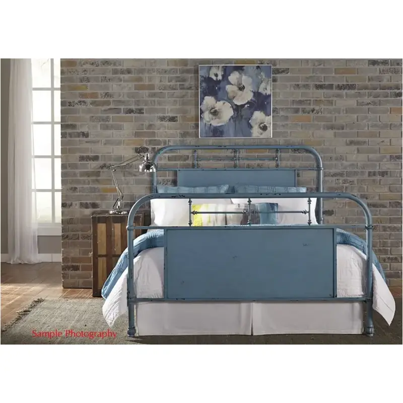 179-br17hfr-bl Liberty Furniture Vintage Series Youth Bedroom Furniture Bed