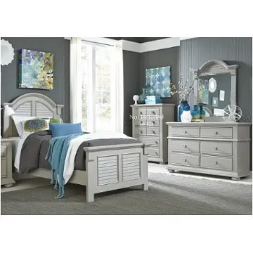 407-br17 Liberty Furniture Summer House Youth Bedroom Furniture Bed