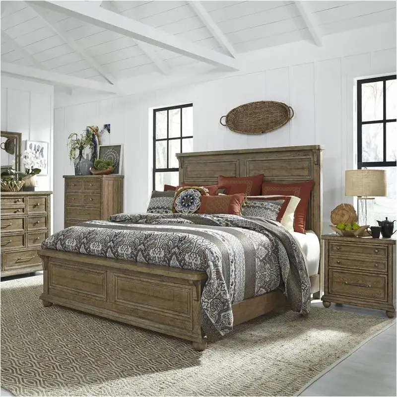779-br13 Liberty Furniture Queen Panel Bed