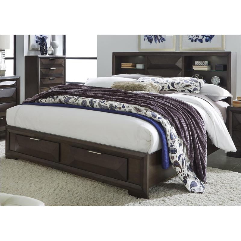 148 br13hf Liberty Furniture Newland Queen Storage Headboard Bed