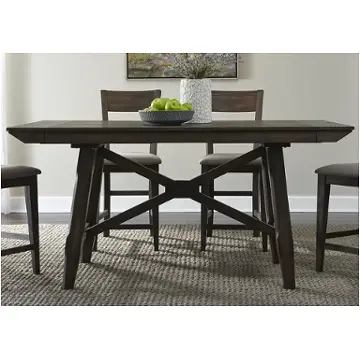 152-gt3696t Liberty Furniture Double Bridge Dining Room Furniture Dining Table