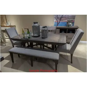 152-p3696 Liberty Furniture Double Bridge Dining Room Furniture Dining Table