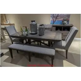 152-t3696 Liberty Furniture Double Bridge Dining Room Furniture Dining Table