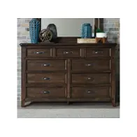 184-br31 Liberty Furniture Saddlebrook Bedroom Furniture Dresser