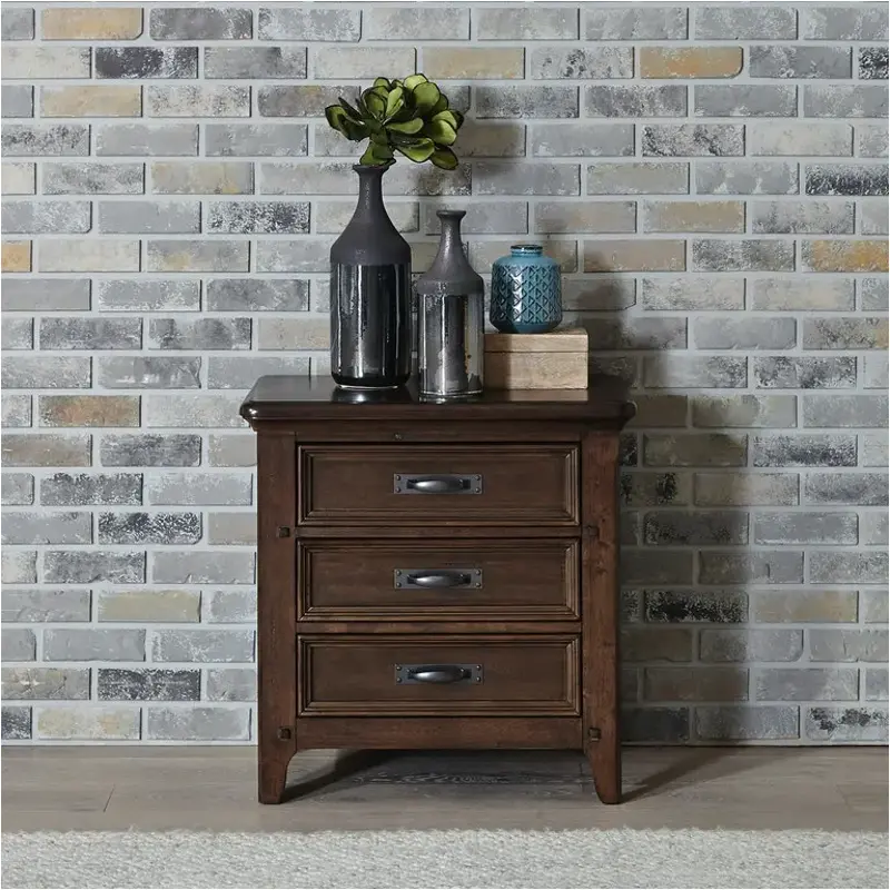 184-br61 Liberty Furniture Saddlebrook Bedroom Furniture Nightstand