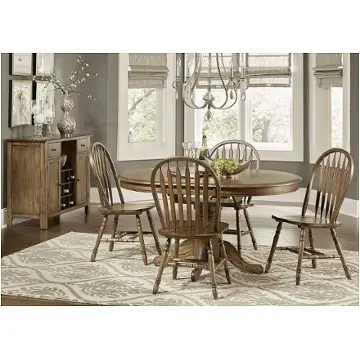 186-t4257 Liberty Furniture Carolina Crossing Oval Pedestal Table